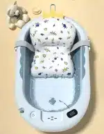 Kit Completo de Tina Bañera Plagable para bebés Verde - Imagen 2