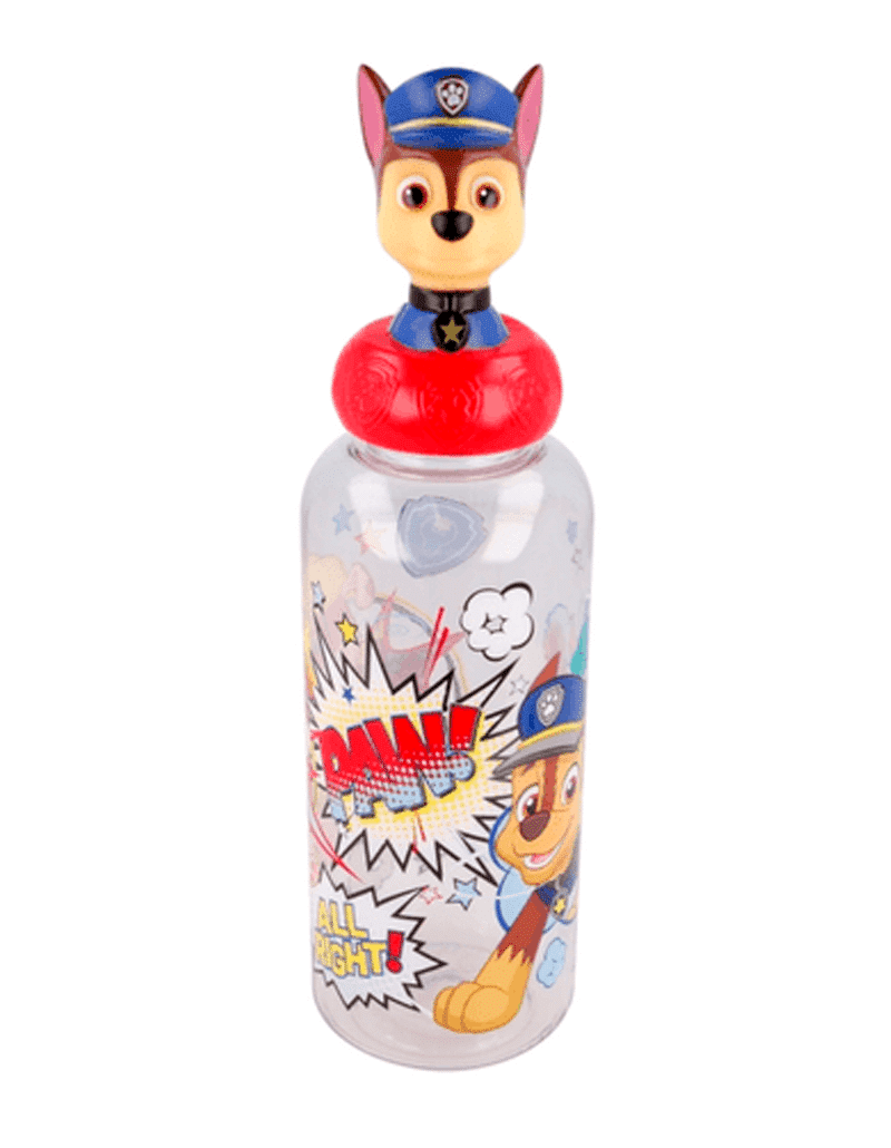 Botella-Figura-3d-560-ml-de-paw-patrol-Chase-A Botella Figura 3d 560 ml de paw patrol Chase - Imagen 1