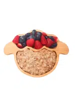 Plato Bambú Antideslizante Con Cuchara vaca - Imagen 2