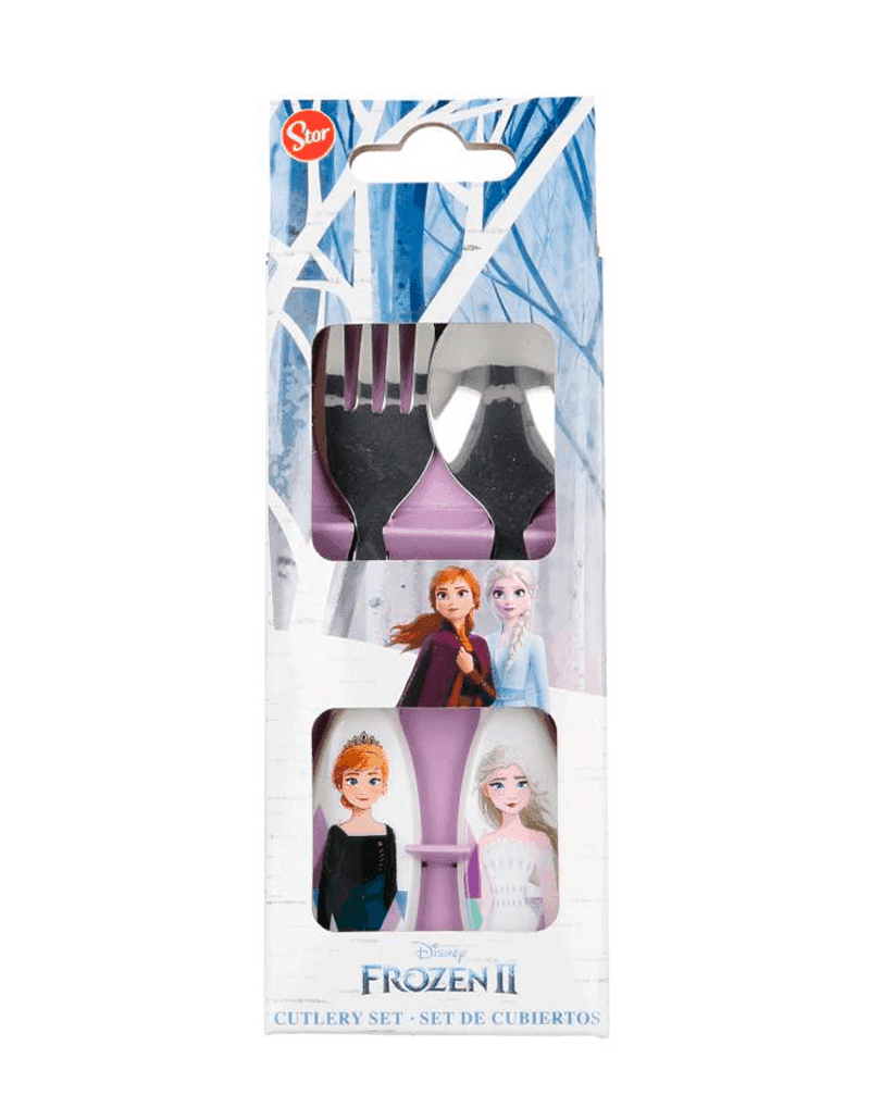 Set-de-Cubiertos-Metálicos-Frozen-a Set de Cubiertos Metálicos Frozen - Imagen 1