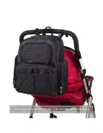 Mochila Pañalera Ergonómica Negro - Imagen 5