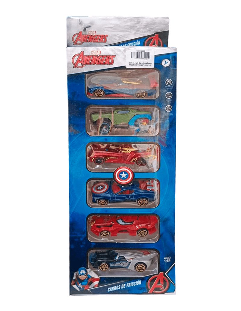 Vehículos-a-fricción-Marvel-a Vehículos a fricción Marvel