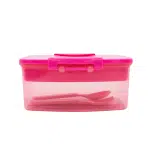 Taper Barbie 1100ml con cubiertos - Imagen 3