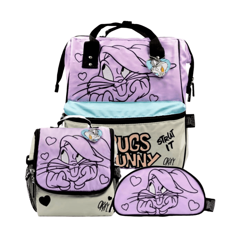 bugs1 Set de Mochila Escolar Looney Tunes - Imagen 1