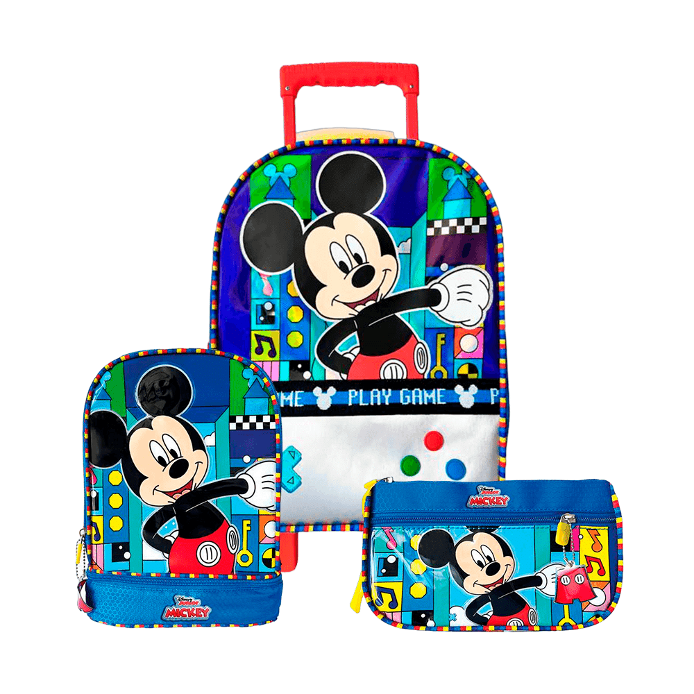 gamer10 Set Maleta Mickey Mouse Gamer Premium - Imagen 1