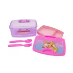 Taper Barbie 1100ml con cubiertos - Imagen 4