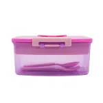 Taper Barbie 1100ml con cubiertos - Imagen 3