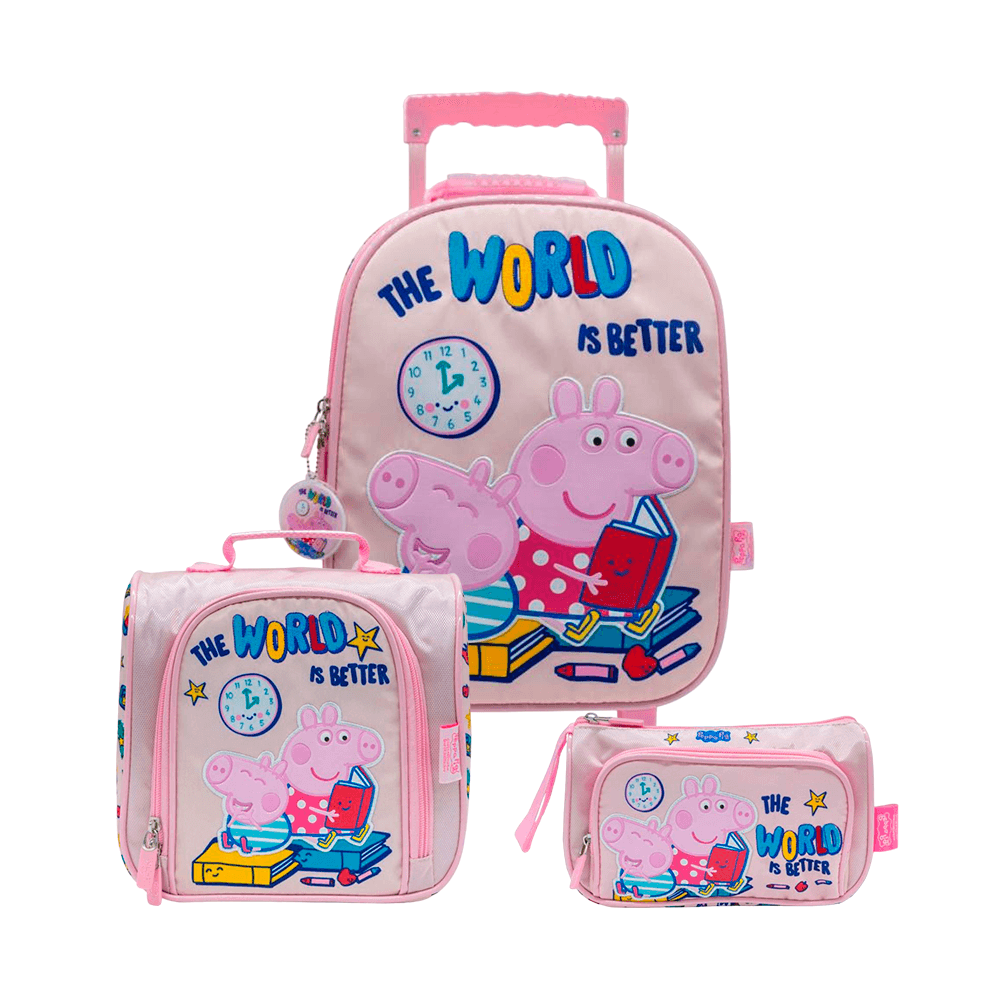 peppaw-10 Pack Maleta Peppa y George - Imagen 1