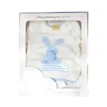 Ajuar Woopy Celeste Blanco conejito