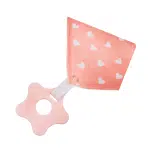 Bandana con mordedor rosado - Imagen 3