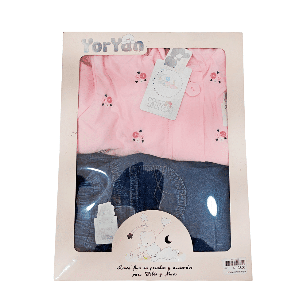 conjuntonina1-1 Conjunto Casaca Rosada con pantalón - Imagen 1