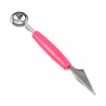 Cuchara doble para lonchera de bebés y niños - Fucsia