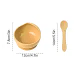 Cuenco de Silicona amarillo - Imagen 2