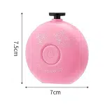 Limador de uñas circular rosado - Imagen 2