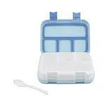 lonchera antifluido azul con celeste