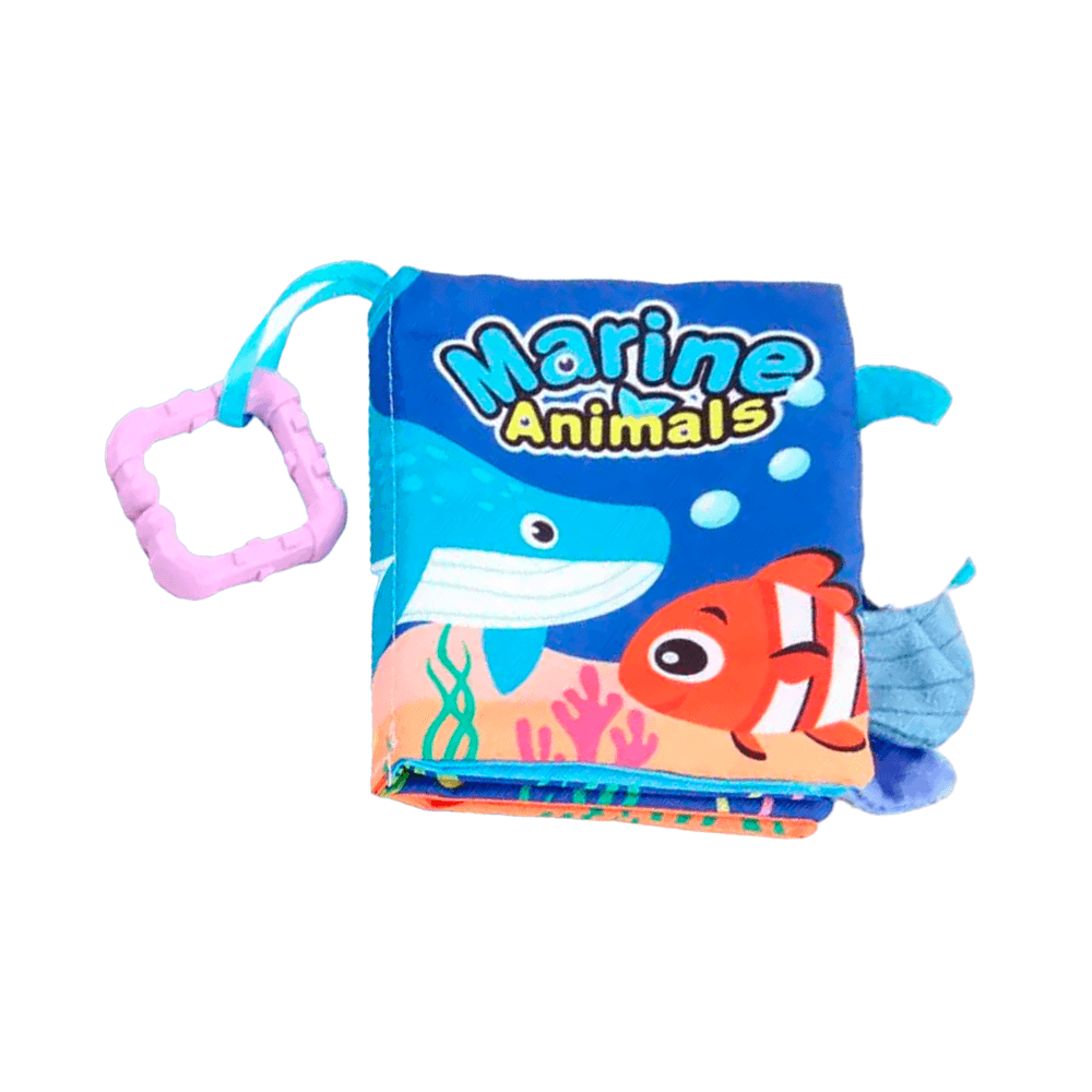 marinos-3 Libro Infantil de Tela Animales Marinos - Imagen 1