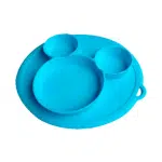 Plato de silicona Mickey celeste - Imagen 2