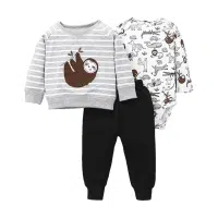 conjunto de 3 piezas osos perezoso