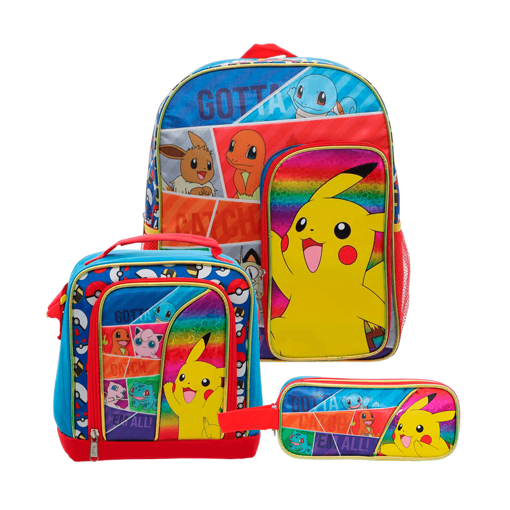 pikachu-13 Set Mochila Pikachu y sus amigos - Imagen 1