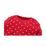 Conjunto de 3 piezas rojo con rosas