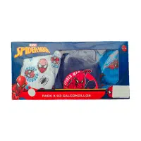 trusa pack x3 spiderman