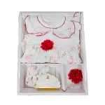Vestido para Bebé Flores rojo