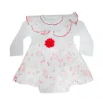 Vestido para Bebé Flores rojo - Imagen 2