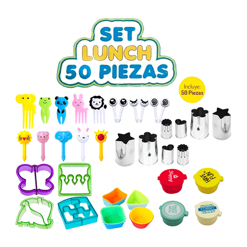 set lunch KIT LUNCH 50 PIEZAS - Imagen 1