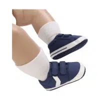zapatitos suela blanda azul