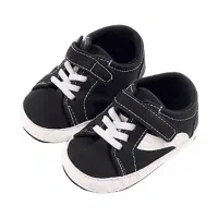 zapatitos suela blanda negro
