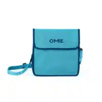 Bolso OmieTote celeste lavable a máquina y plegable para loncheras OmieBox en La Mirilla Kids