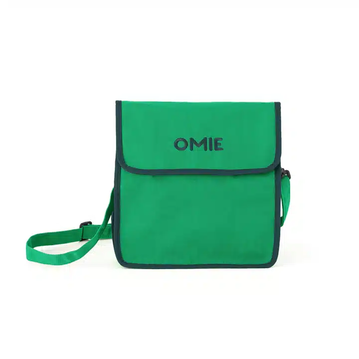 Bolso OmieTote verde lavable a máquina y plegable para OmieBox en La Mirilla Kids Bolso OmieTote verde lavable a máquina y plegable para OmieBox en La Mirilla Kids