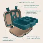 Lunch box Bentgo Trenes – Lonchera a prueba de fugas para niños - Imagen 6