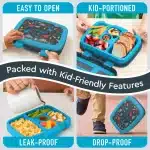 Lunch box Bentgo Dino - Lonchera Infantil a Prueba de Fugas - Imagen 5