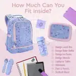 Mochila Infantil Bentgo Galaxia Lila
