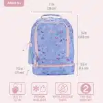 Mochila Infantil Bentgo Galaxia Lila