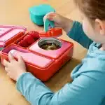 OmieBox Rosada - Lonchera térmica y compartimentos bento - Imagen 4