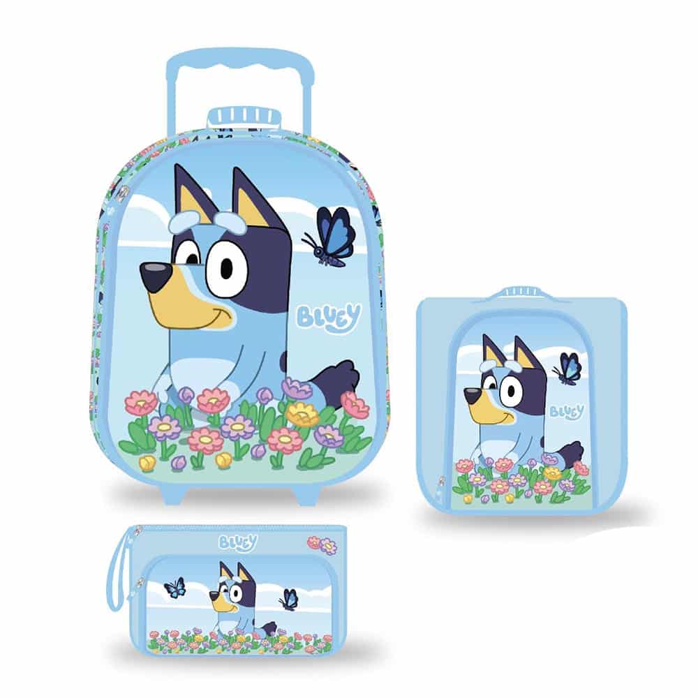 Set-maleta-bluey-con-flores Set Maleta Bluey PREMIUM