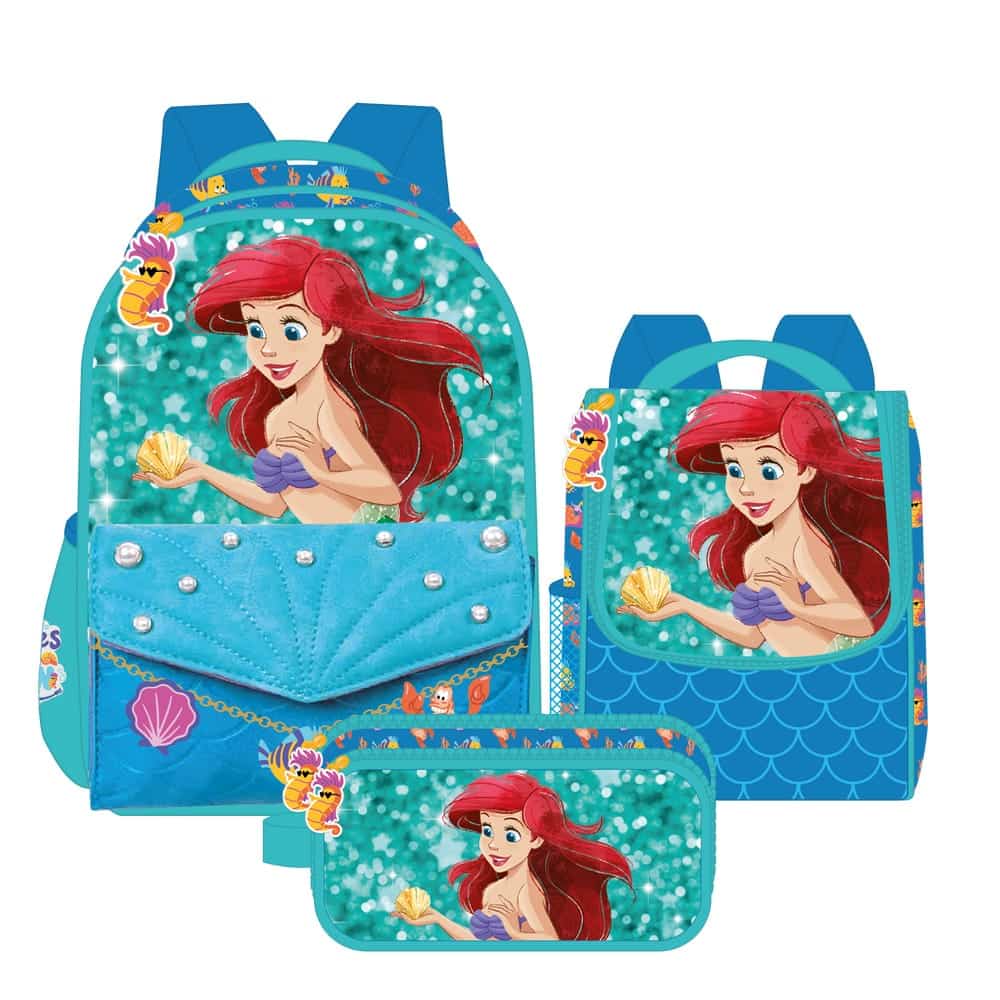 set-de-mochila-ariel Set de Mochila Princesa Ariel