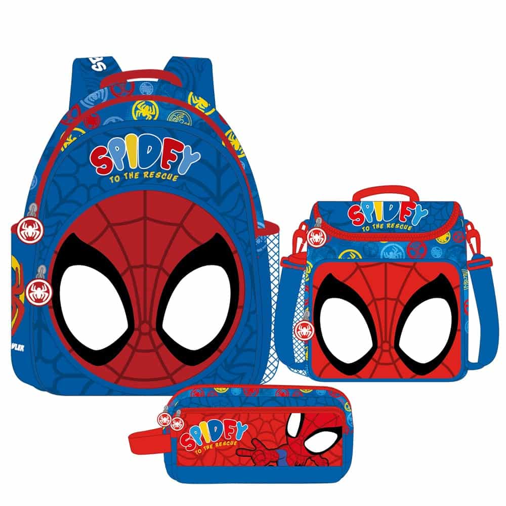 set-de-mochila-spidey-nido Set Mochila Spidey