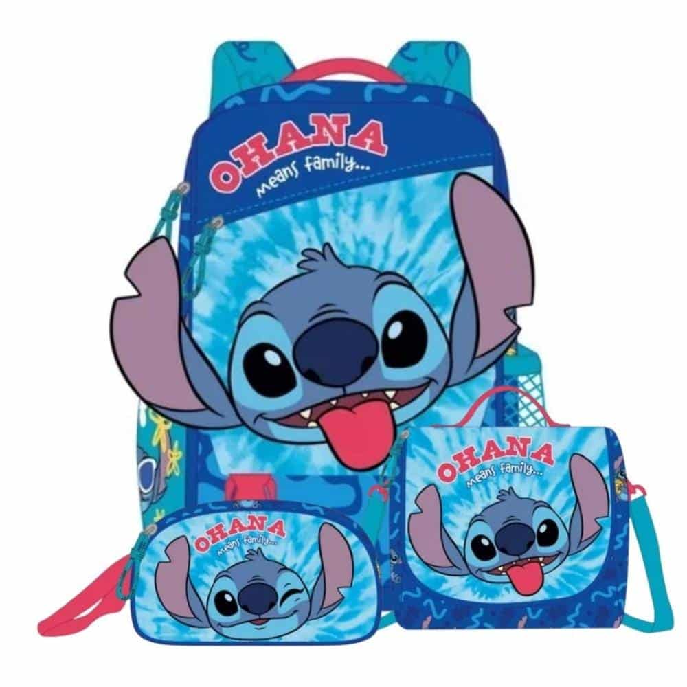 Set de Mochila Ohana Stitch (3) Set de Maleta Ohana Stitch