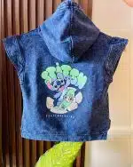 Chaleco Stitch Skate para niños en franela jaspeada – Edición limitada - Imagen 2