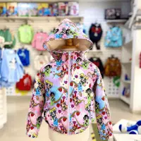 Casaca cortaviento Chicas Superpoderosas impermeable para niña
