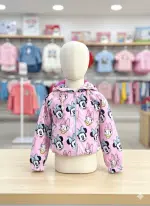 Casaca cortaviento Minnie Mouse para niñas