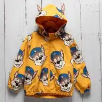 Cortaviento Paw Patrol con bolsa portable impermeable para niños