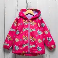 Cortaviento Paw Patrol para niñas con bolsa portable impermeable