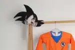 Disfraz Goku para niños naranja con detalles azules