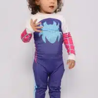 Disfraz Spider Gwen para niñas Marvel con capucha