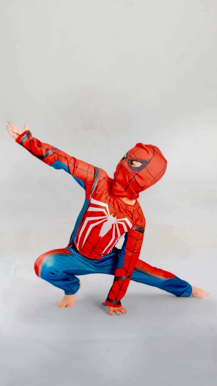 IMG_7846 Disfraz Spiderman Blanco PS4 - Imagen 1