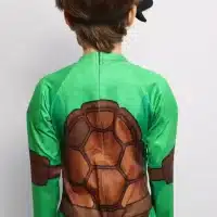 Disfraz Tortuga Ninja Michelangelo para niños color anaranjado